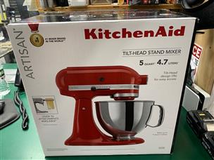 KitchenAid Refurbished Artisan Series 5 Quart Tilt-Head Stand Mixer, RRK150